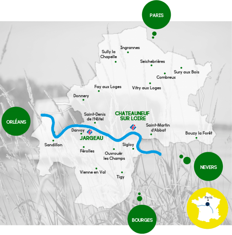 20 communes de la communauté de communes des Loges