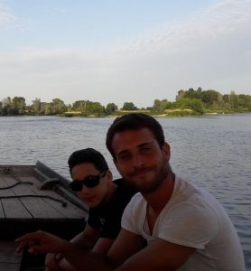 balade en bateau sur la Loire à Sigloy