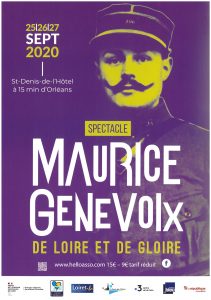 avant son entrée au Panthéon, un spectacle exceptionnel de nature et d'histoire sur Maurice Genevoix à Saint-Denis-de-l'Hôtel