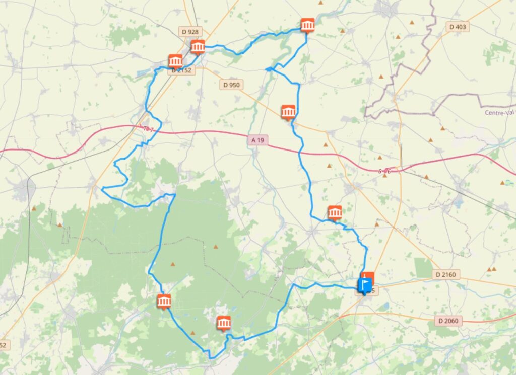 La route de la rose circuit nord