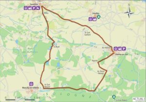 circuit vélo en Sologne, Sandillon et Vienne-en-Val