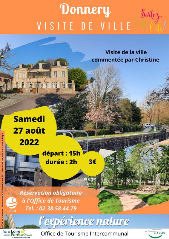 Visite de la ville de Donnery