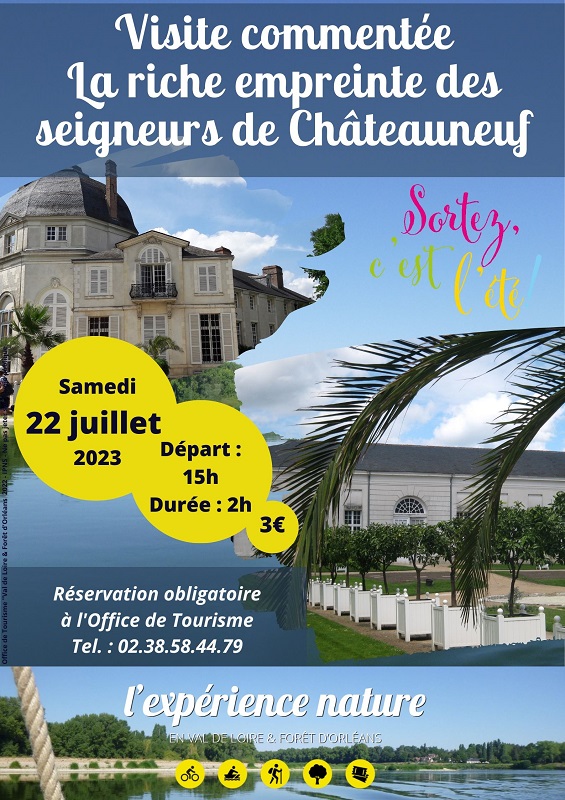 visite commentée de la ville de Châteauneuf-sur-Loire