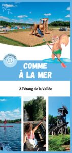 a vivre en famille Comme à la mer à l'étang de la Vallée