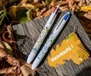 Bics 4 couleurs © SoChic SoGraphic Bics 4 couleurs